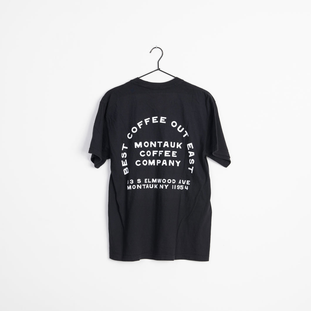 Best Coffee Out East Tee in Black