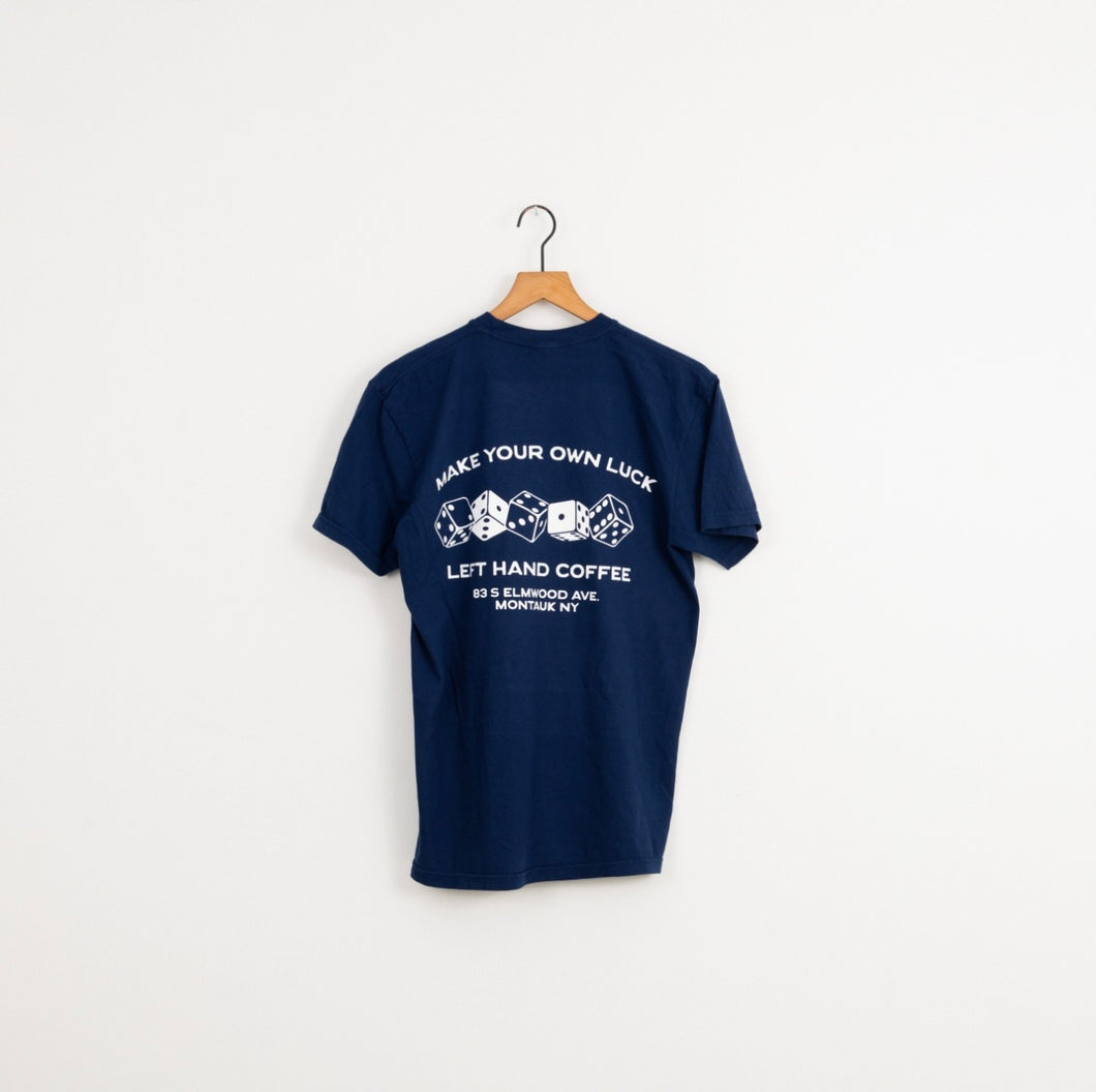 Dice Tee in Navy