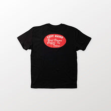 Load image into Gallery viewer, Best Damn Coffee in Town Tee in Black/ Red
