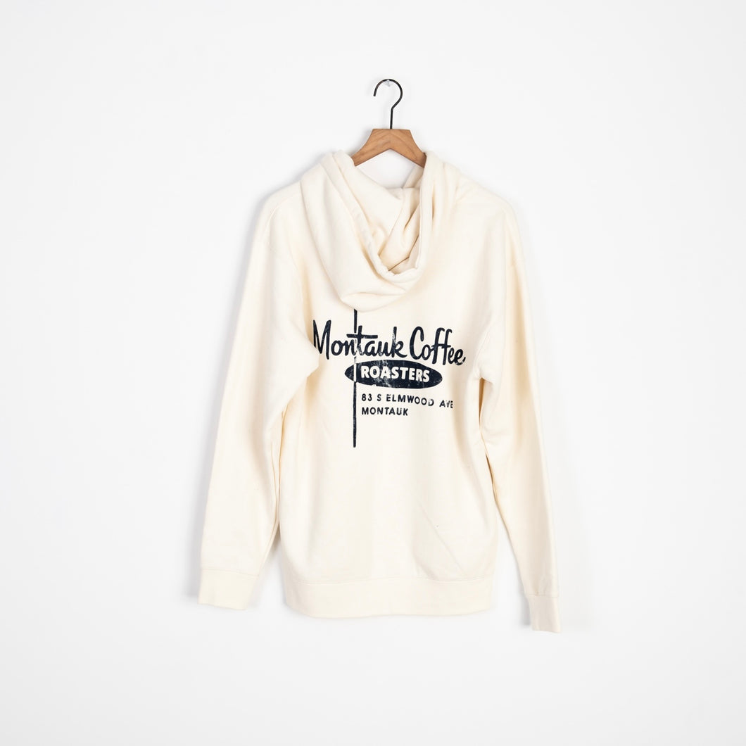 Montauk Coffee Roasters Hoodie in Bone