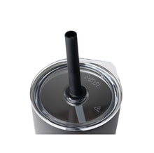 Load image into Gallery viewer, Image of a lid with a black straw
